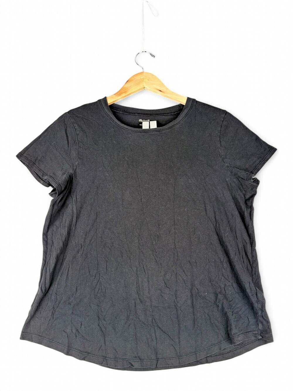 Madewell Women's Black Crew Neck Tee XL